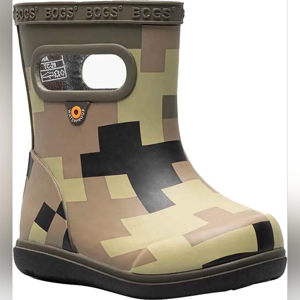 Bogs Toddler 9 Skipper II Big Camo Rain Boots